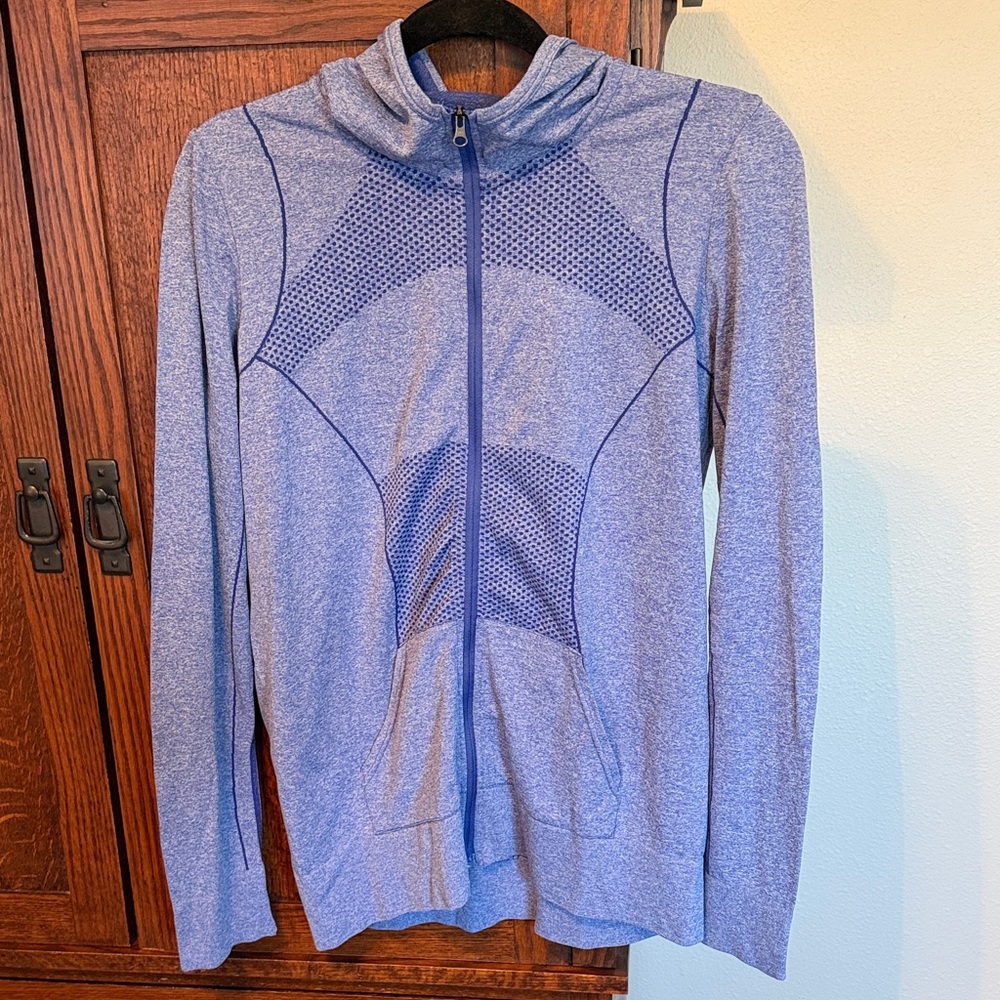 Zella Blue Zip-Up Athletic Jacket